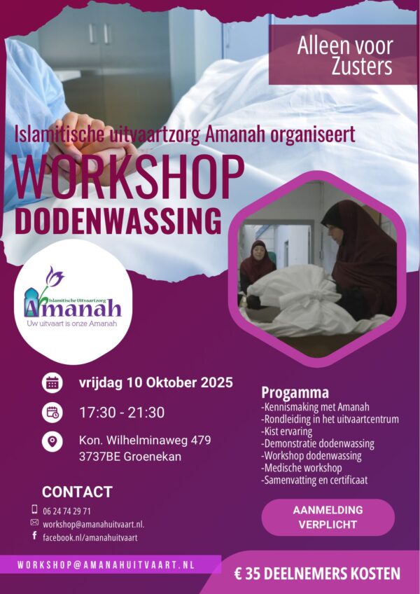 Workshop Dodenwassing Vrijdag 10 Oktober 2025 (Zusters)