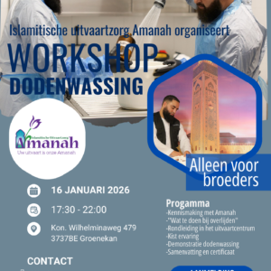 Workshop Dodenwassing Broeders 16 Januari 2026